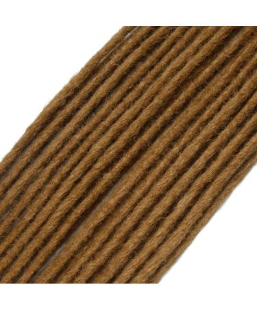 20 Inch Synthetic Dreadlocks Extensions - 20 Strands Pack Soft Crocheted Braided Hair Light Brown Reggae Hip-Hop Style - Buy Online on GoSupps.com