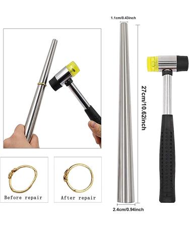 Inmarces Ring Sizer Measuring Tool Kit with Mandrel, Circle Models, Hammer, and Polishing Tools for Jewelry Making - Buy Online on GoSupps.com