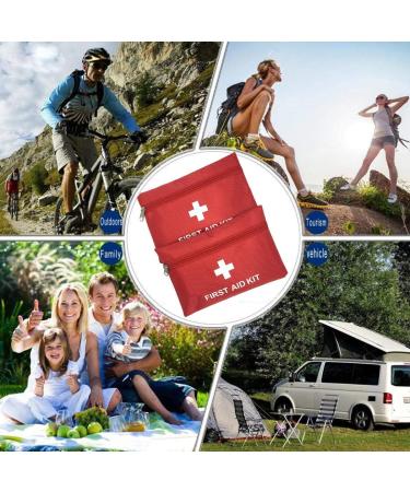 Compact 1680D Empty First Aid Kit Bag Pouch (5 Pack) - Small Survival Medicine Bag for Home, Office, Car, Camping - Buy Online on GoSupps.com