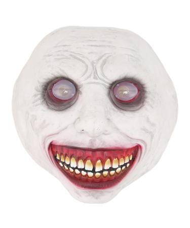 Srliya Halloween Decoration Latex Horror Scary Face Cover Decoration Breathable for Halloween Cosplay Party Costume