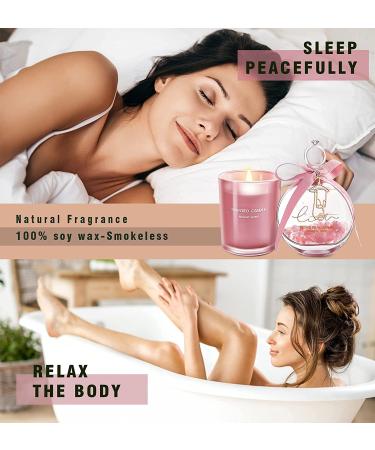 Birthday Gifts for Women: Scented Candle Aromatherapy Gift Box - Perfect for Mom, Grandma, Teachers, and Graduates - French Vanilla Fragrance - Ideal for Wedding, Anniversary, and Couples - Buy Online on GoSupps.com