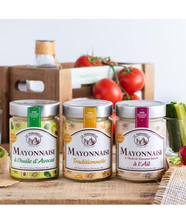 La Tourangelle - Traditional mayonnaise - 100% natural - Outdoor eggs - Made in France - 270g - Buy Online on GoSupps.com
