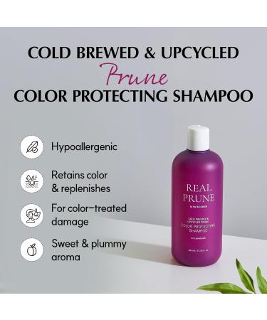 RATED GREEN REAL PRUNE Color Maintaining Shampoo - Organic Moisture Retention Shampoo for Color Treated Hair | Nourishing 13.52 Fl. Oz. for Women & Men - Buy Online on GoSupps.com