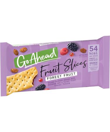 Go Ahead Forest Fruit Crispy Fruit Slice 4 Snack Bars 174 g (Pack of 1) - Buy Online on GoSupps.com