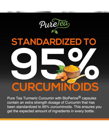 Turmeric Curcumin Supplement 1950mg - 95% Curcuminoids with Organic Turmeric & BioPerine Black Pepper Extract for Best Absorption Natural Vegan Joint Support Non-GMO Bottled in USA - 120 Capsules 120 Count (Pack of 1) - Buy Online on GoSupps.com