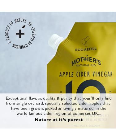 Raw Apple Cider Vinegar with Mother - 10 Year Aged, High Concentration - Keto Diet Suitable - 1.3L - Buy Online on GoSupps.com