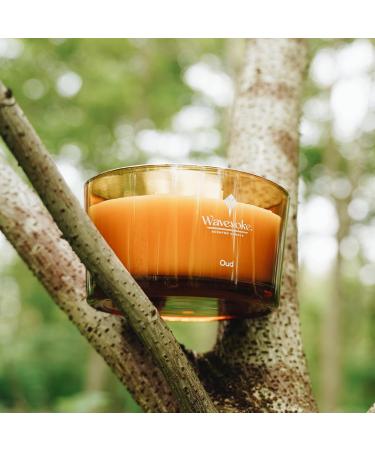 Wavevoke Classic Woody 3-Wick Oud Vanilla Soy Candle 8.11oz - Perfect for Spa Bath & Yoga | Enhance Home Ambiance with Jar Set - Buy Online on GoSupps.com
