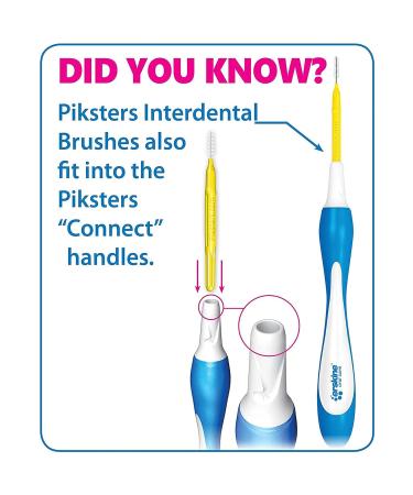 Piksters Interdental Brush Size 3 (40 Pack) - Best Interdental Cleaning for Healthy Teeth | International Shipping Available - Buy Online on GoSupps.com