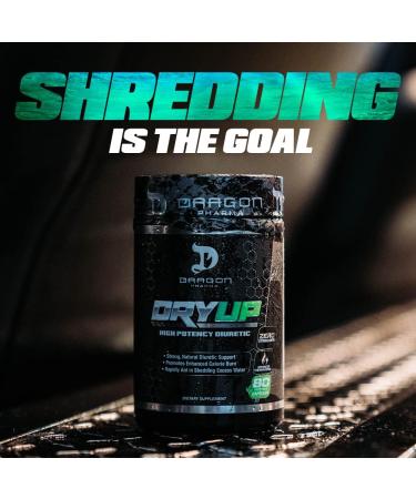 DRAGON PHARMA DryUp Diuretic & Thermogenic Matrix - High Potency, Stim-Free Supplement for Competition Prep (80 Capsules) - Buy Online on GoSupps.com