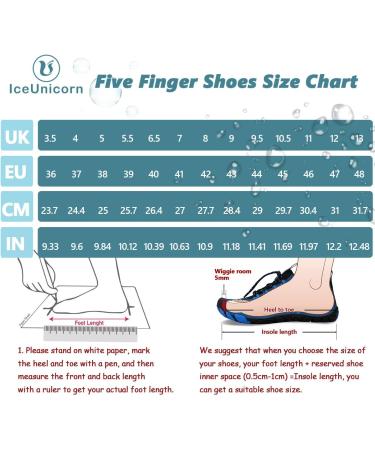 Buy Iceunicorn Barefoot Shoes | Men's & Women's Toe Aquasque Fitness & Water Shoes - EU 39 White - Buy Online on GoSupps.com