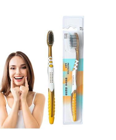EWFAS travel toothbrush set toothbrush with soft bristles |Manual clean toothbrush with soft bristles soft toothbrush with dental floss sensitive soft toothbrush for family women and