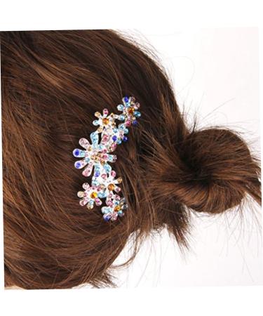 Angoily Hair Accessories Tiara Bridal Hair Comb Purple Women Hair Clip Women Hair Comb Flower Hair Comb Wedding Luxurious - Buy Online on GoSupps.com