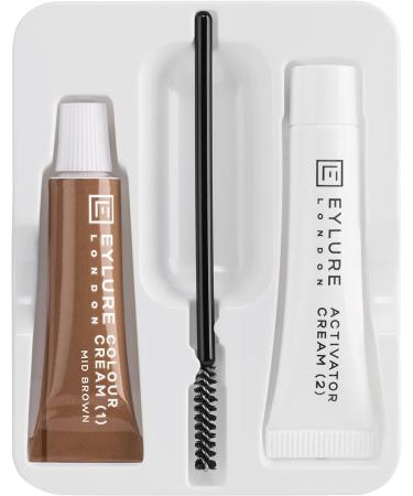 Eylure Dybrow Dye Kit - Mid Brown | Professional Brow Tinting at Home - Buy Online on GoSupps.com
