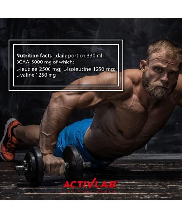 Activlab BCAA Xtra Orange Drink 330ml - 24 Pack | Zero Sugar Amino Acid Energy & Recovery - Buy Online on GoSupps.com