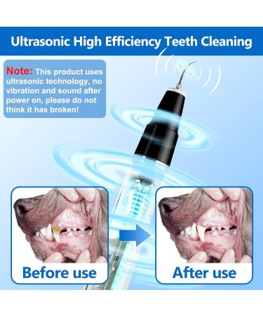 HSPCAM 8-Part Pet Cleaning Set | Ultrasound Tooth Cleaner for Dogs & Cats | Dental Care & Stain Removal - Buy Online on GoSupps.com