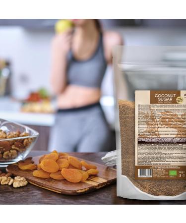 Dragon Superfoods Coconut Sugar - 100% Organic, Vegan & Gluten-Free - 1kg - Buy Online on GoSupps.com