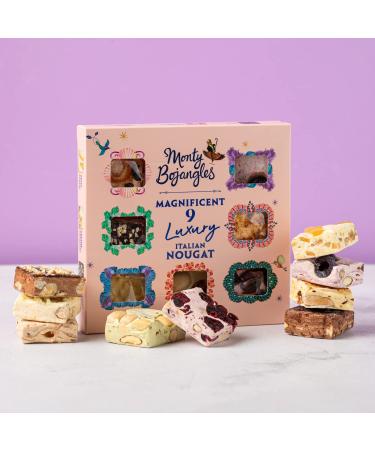 Monty Bojangles Magnificent 9 Nougat | Luxurious Italian Nougat Assortment 135g | Buy Internationally - Buy Online on GoSupps.com