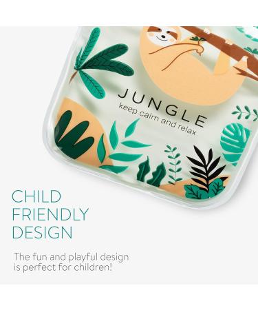 Navari Children's Cooling Pillows - 2-Part Jungle Thermal Cushions | Gel Pillow Compress & Cooling Pack for Warm & Cold Relief - Buy Online on GoSupps.com