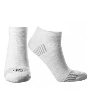 Doctor's Choice Diabetic Socks for Women Neuropathy Socks for Women Non-Binding Aloe Infused Diabetic Ankle Socks for Arthritis & Swollen Feet No Show 2 Pairs White Medium Women Size 9-11 Medium White/No Show - 2 Pairs