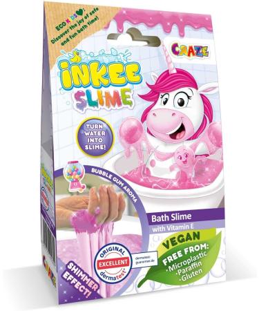 Inkee Bath Slime Unicorn Set | 10x 100g Bubble Gum Aroma Mucus Powder | Vitamin E Bathing Glibber Mucus | International Shipping - Buy Online on GoSupps.com