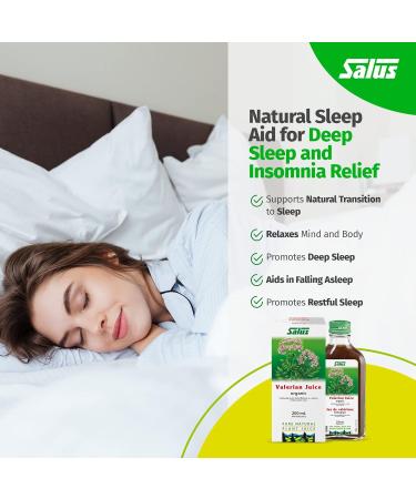 Salus Valerian Fresh Plant Juice | Natural Sleep Aid Promotes Deep Sleep and Anxiety Relief | Calming Support| Herbal Supplement Relax Body and Mind | Organic Valerian Root and Herb | Vegan - Buy Online on GoSupps.com