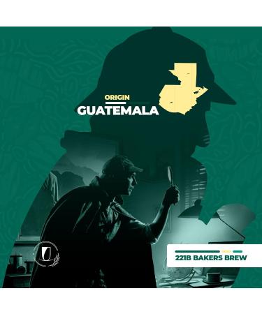 Lucky Cuppa's "221b Bakers Brew" Antigua Hound of the Baskervilles Light Roast Coffee Beans - Premium Quality Whole Beans - Sherlock Holmes Gift for Coffee Lovers - 250g - Buy Online on GoSupps.com
