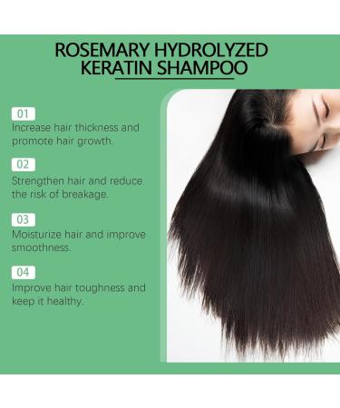 Organic Rosemary Hair Growth Shampoo Natural Thickening & Strengthening Shampoo For Thinning Hair & Hair Loss1pcs - Buy Online on GoSupps.com
