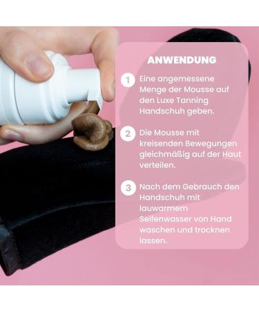 VENICEBODY Luxe Tanning Glove - Self-Tanning Glove - Tan Applicator - Tanning Mitt for Application of Self-Tanning Mousse | for the Body Washable with Bag (Luxe Tanning Mitt) - Buy Online on GoSupps.com