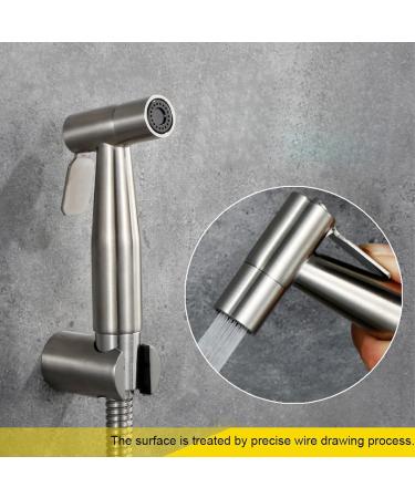 Stainless Steel Bidet Spray 304 Hand Shower Nozzle for Bathroom | Premium WC Bidet Sprayer for Easy Cleaning - Buy Online on GoSupps.com