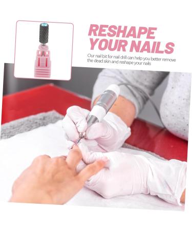Ipetboom Cuticle Cleaner Drill Bit Front Bumper Sticker Nail Drill Bits for Acrylic Nails Metal Nail Drill Bit Manicure Nail Bits Remove Nail Polish Drill Bits Grinding Head Gel - Buy Online on GoSupps.com