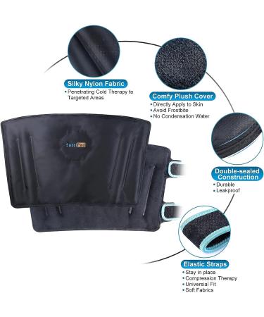 SUZZIPAD Elbow Ice Pack - Wearable Cold Compress for Tendonitis & Tennis Elbow - Buy Online on GoSupps.com