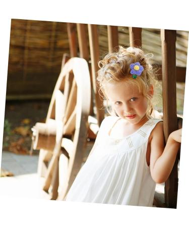 TEHAUX 30 Pcs Hairpin Accessories Crochet Hook Flowers for Headbands Diy Brooch Flower The Flowers Decals Assorted Color 4x3pcs 4X4cmx3pcs - Buy Online on GoSupps.com