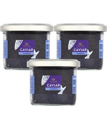 Elsinore Lumpfish Caviar Pack of 3 x 100g - Buy Online on GoSupps.com