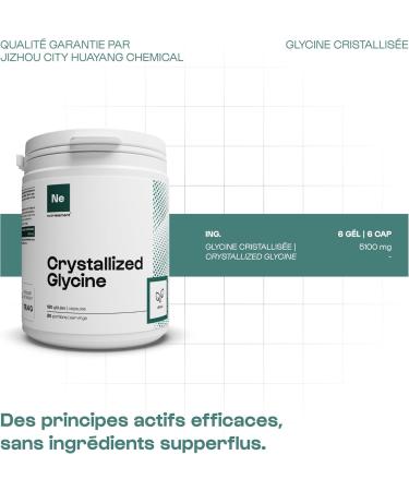 100% Pure Crystallized Glycine - 120 Capsules - Collagen Synthesis - Improves Sleep Quality - Preserves and Strengthens Joint Health | Nutrielement By Nutrimuscle - Buy Online on GoSupps.com