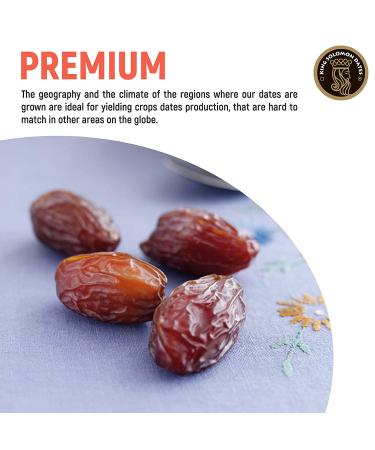 King Solomon 100% Organic Premium Medjoul Dates 2.2lbs - Highest Quality Medjool Dates - Buy Online on GoSupps.com