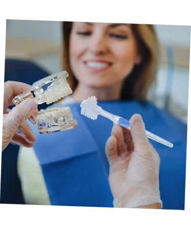 FRCOLOR 15-Pack Double-Sided Soft Toothbrush for Dentures & False Teeth - Prothesis Cleaning Brush - Buy Online on GoSupps.com