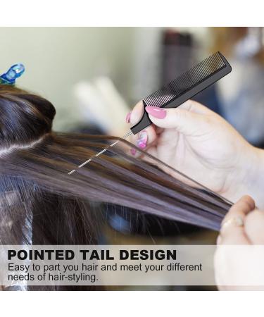 Edges Brush Set - 3 Sleek Bun Brushes for Baby & Adult Hair Styling | Teasing & Toupier Hairbrushes | Ideal for Hairdressers | Black - Buy Online on GoSupps.com