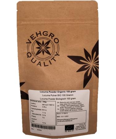 Holyflavours Lucuma Powder - Organic Superfood | 100g | International Shipping - Buy Online on GoSupps.com