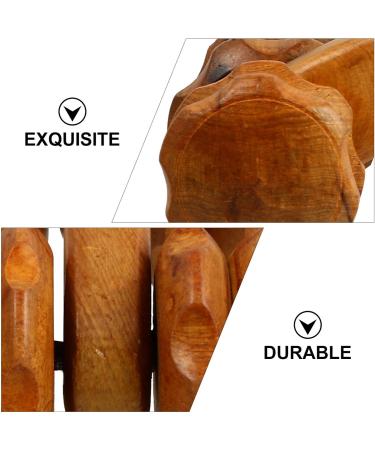 Premium Gua Sha Scraping Massage Tools - Wooden Thai Massage Stick & Acupuncture Roller for Body Foot Hand & Head Relief - Buy Online on GoSupps.com