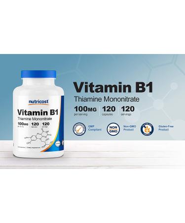 Mason Natural Vitamin B-1 250 mg - 100 Tablets | Supports Energy & Nerve Health - Buy Online on GoSupps.com