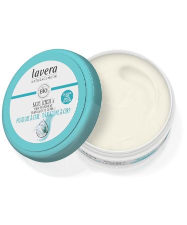 Lavera Basis Sensitiv Hair Treatment - Moisture & Care Silicone-Free Vegan Natural Cosmetics - 200 ml - Buy Online on GoSupps.com
