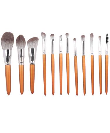 12 Pieces Makeup Brushes Set Face Makeup Brushes Set Makeup Brushes for Contouring Blending and Shadows Elegant Design and Small Tail