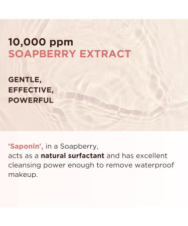 Soapberry Cleansing Micellar Water - Organic Gentle Cleanser for Sensitive Skin | Korean Skin Care | 250ml - Buy Online on GoSupps.com
