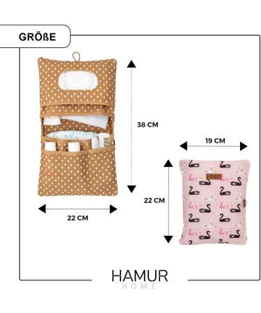 Buy HAMUR Home Warling Pack Organizer & Cosmection Pack 2-in-1 - Small Diaper Bag for Moms - Fox Design | International Shipping - Buy Online on GoSupps.com