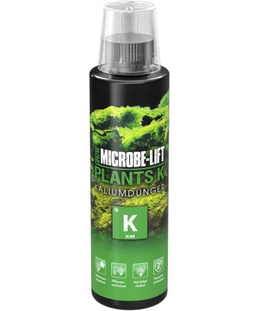 Microbe -Lift - Plants K |Potassium fertilizer for plants in every fresh water aquarium |For magnificent plant growth |Free of nitrate & phosphate |Aquascaping |Contents: 236 ml 236ml (8oz)