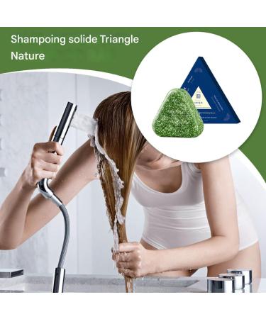  Renopfect Solid Shampoo | 120g Nourishing Solid Shampoo Triangle for Hair | Strengthening and Oil Control Product | For Daily Routine at Home Bathroom Travel Weekend Gym Hotel - Buy Online on GoSupps.com