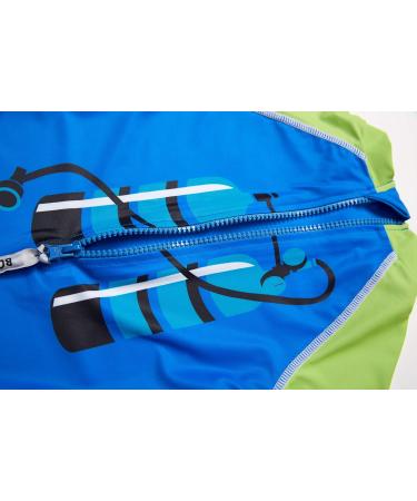 BONVERANO Baby Boys Swimsuit | Toddler Bathing Suit with UPF 50+ Sun Protection | Zipper One Piece Swimwear | 2-3 Years | Diving-goggles - Buy Online on GoSupps.com