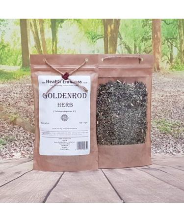 Goldenrod Herb Tea | Solidago Virgaurea L | Solidage Verge D'OR Herbe Tisane | Health Embassy (100g) - Buy Online on GoSupps.com