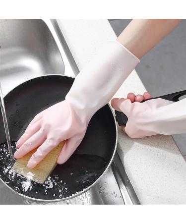 SEPTAM Cleaning Gloves Silicone Cleaning Gloves Dishwashing Gloves Scrubber Dishwashing Sponge Rubber Gloves - Buy Online on GoSupps.com