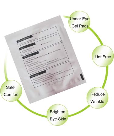Jiasoval 50 Pairs Under Eye Gel Pads for Eyelash Extensions - Lint-Free Eye Patch Pads for Salons and Individual Lash Extensions - Buy Online on GoSupps.com